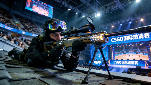 CSGO国际邀请赛狙击手架枪点位实拍画面