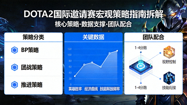 DOTA2国际邀请赛宏观策略指南拆解画面